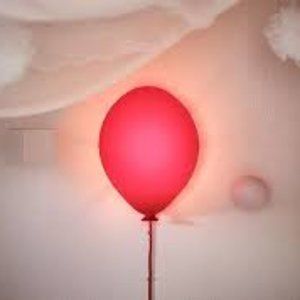 IKEA Dromminge Red Balloon Wall Lamp
